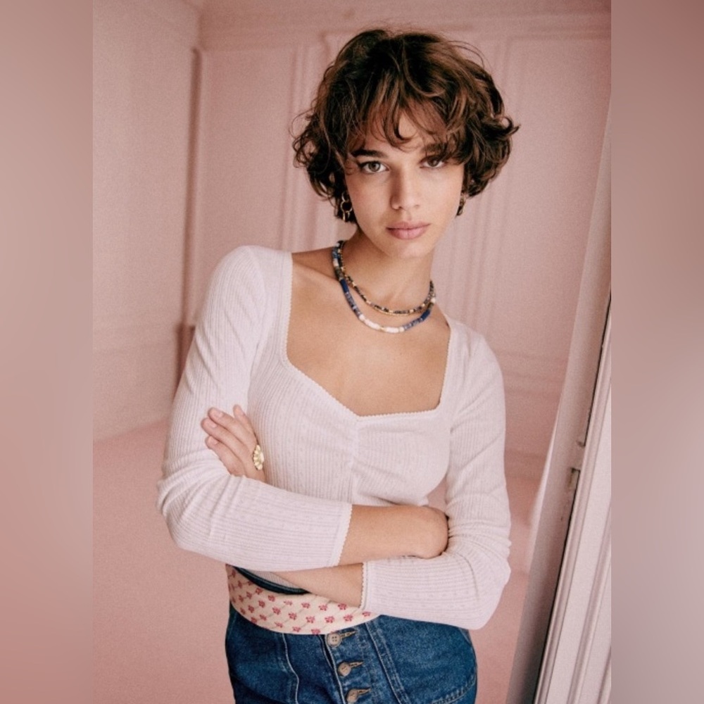 Sézane Mara Long Sleeve Shirt